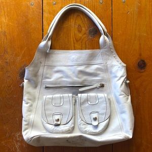 Hogan Whit Leather Bag